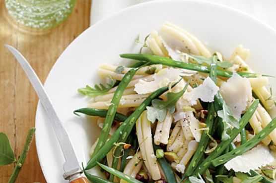 Green Bean Pasta Salad with Lemon-Thyme Vinaigrette