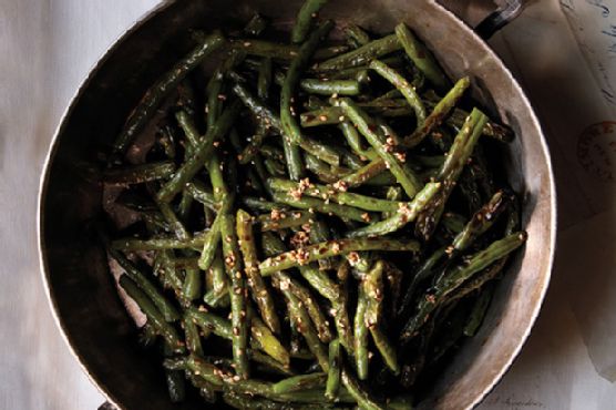 Green Beans with Benne and Sorghum