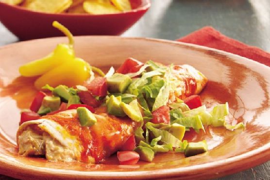 Green Chile-Turkey Enchiladas