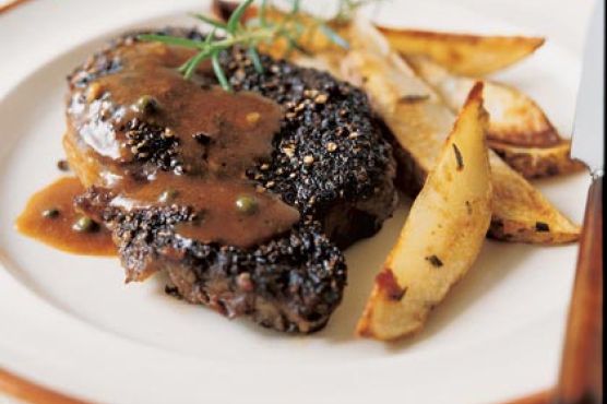 Green Peppercorn-Brandy Sauce