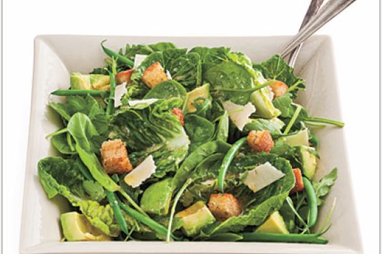Green Salad with White Wine Vinaigrette