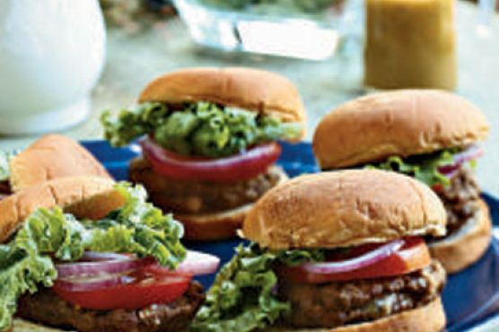 Grilled Blue Cheese Burgers