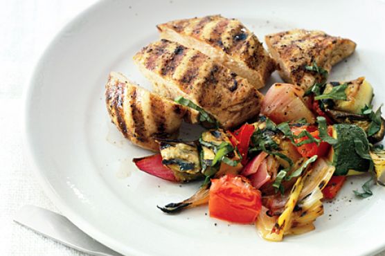 Grilled Chicken and Ratatouille