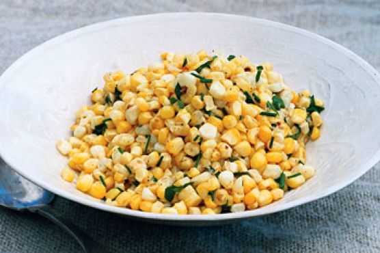 Grilled Corn with Herbs
