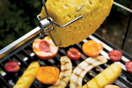 Grilled Fruit with Lemon Zabaglione