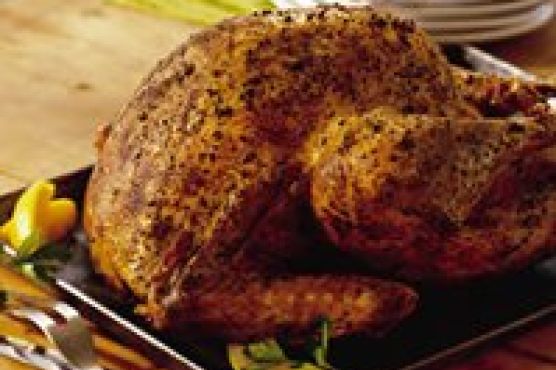 Grilled Lemon-Garlic Turkey