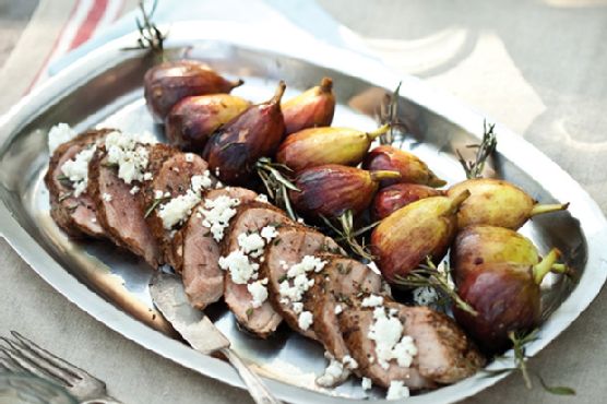 Grilled Pork Tenderloin with Fresh Fig Skewers