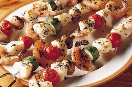 Grilled Shrimp and Scallop Kabobs