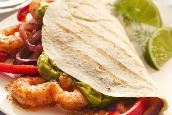 Grilled Shrimp Fajitas