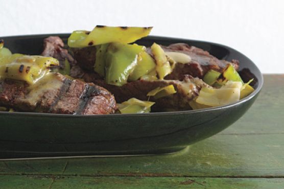 Grilled Steak and Peppers Vinaigrette