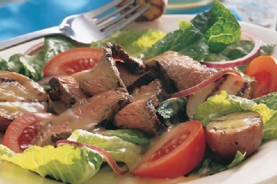 Grilled Steak and Potato Salad