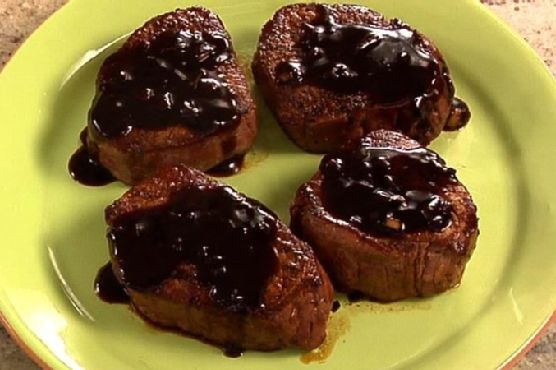 Grilled Steak with Balsamic Teriyaki Sauce