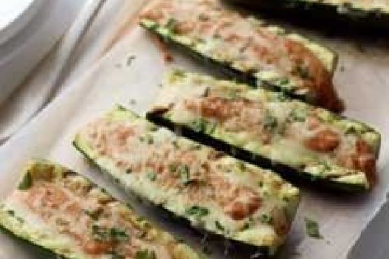 Grilled Stuffed Zucchini Boats