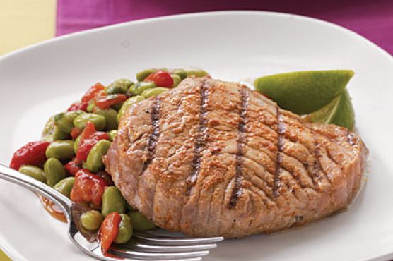 Grilled Thai-Spiced Tuna Steak