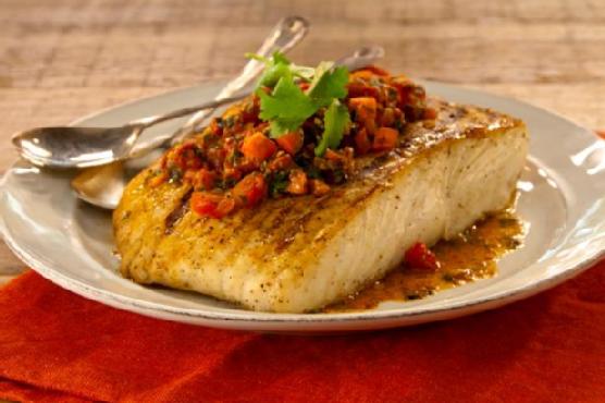 Grilled White Fish with Chermoula