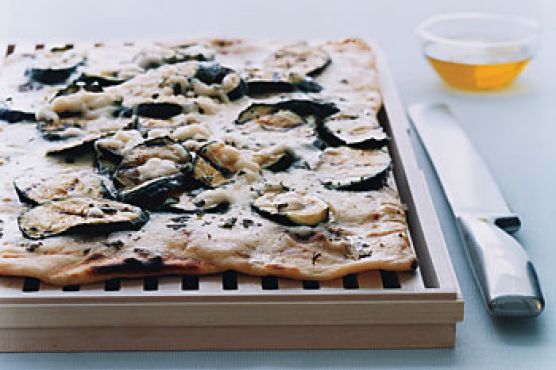 Grilled Zucchini Pizza