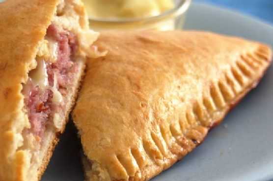 Ham and Cheese Foldover Sandwiches