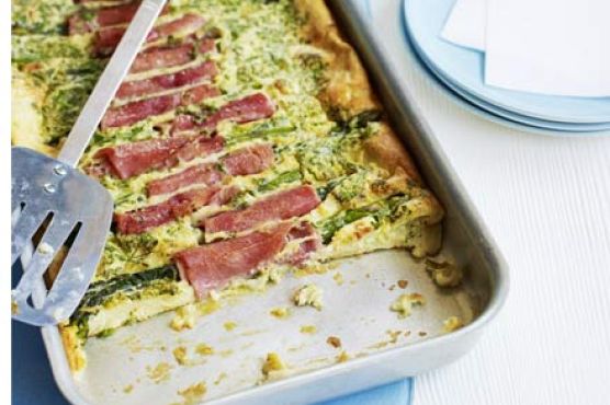 Ham & asparagus toad-in-the-hole