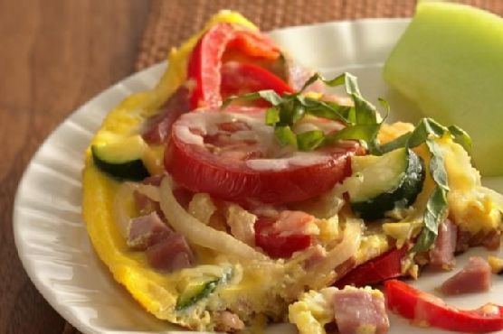 Ham, Vegetable and Cheese Frittata
