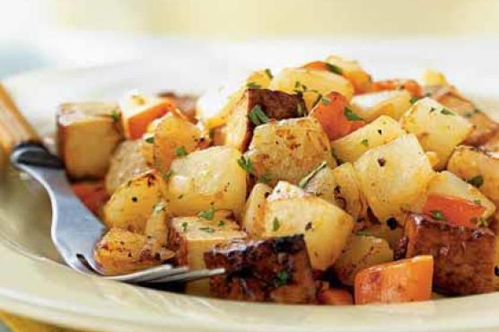 Hash Browns with Italian-Seasoned Tofu
