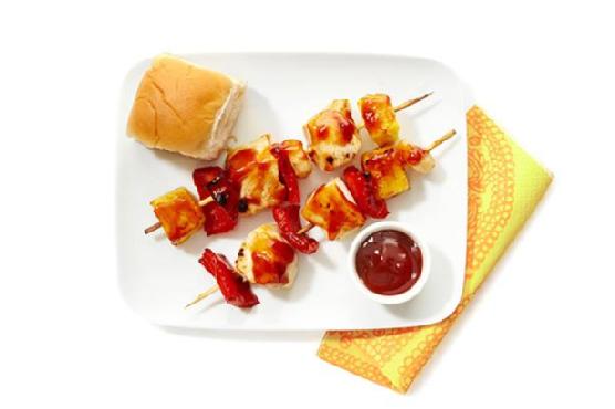Hawaiian Chicken Kebabs