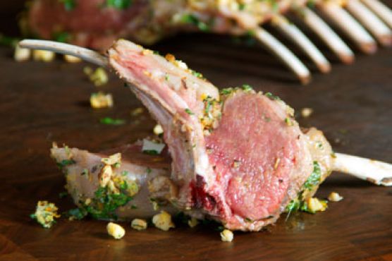 Hazelnut-Crusted Rack of Lamb