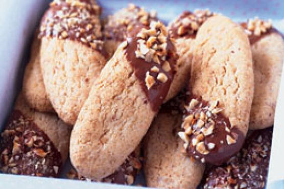 Hazelnut Shortbread Sticks