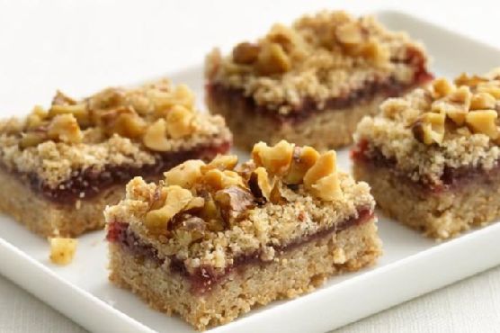 Healthified Raspberry Bars