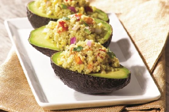 Healthy Peruvian Stuffed Avocados