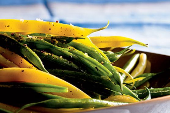 Herbed Green and Wax Beans