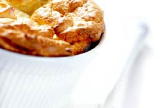 Hominy Grits Soufflé