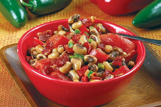 Hot-and-Spicy Black-Eyed Peas