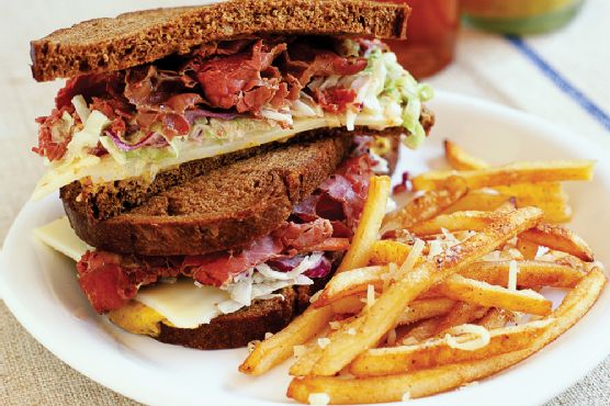 Hot Pastrami Sandwiches