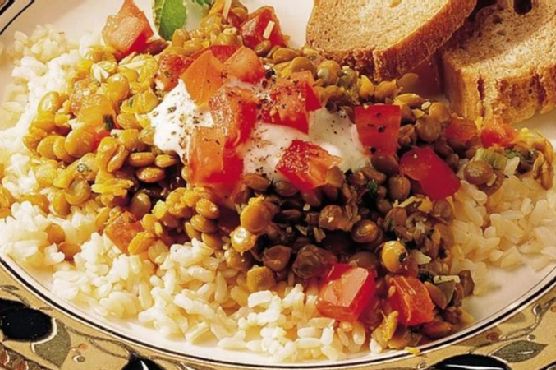 Indian Lentils and Rice