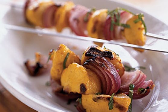 Indian-Spiced Grilled Baby Squash