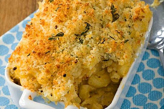 Individual Baked Mac and Cheese