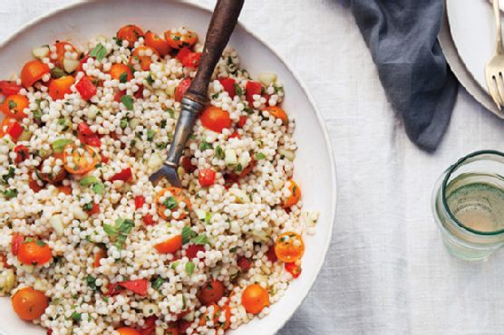 Israeli Couscous Tabbouleh