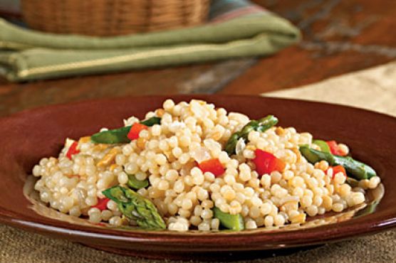 Israeli Couscous with Asparagus