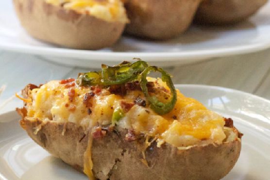 Jalapeño Popper Twice-Baked Potatoes