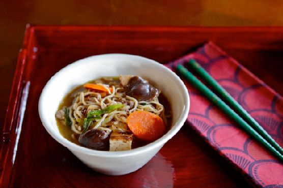 Japanese Beef and Vegetable Hot Pot (Sukiyaki)