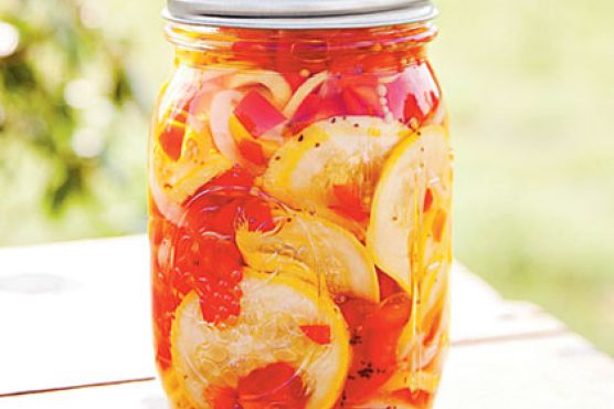 Judy's Pickled Squash