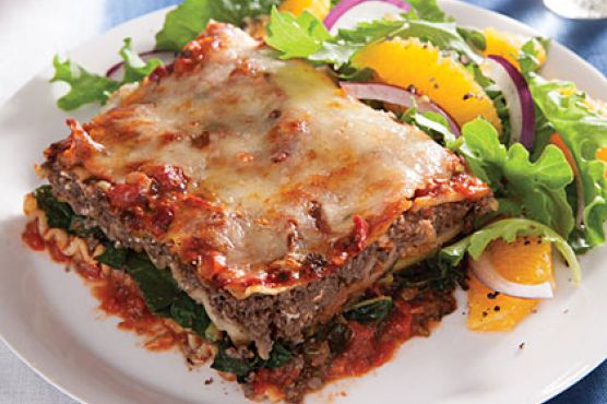 Kale and Mushroom Lasagna