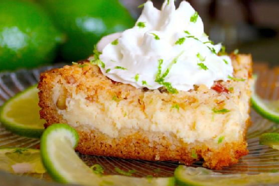 Key Lime-Cream Cheese Crumble Cake