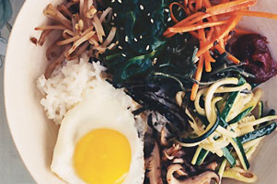 Korean Vegetable Rice Bowl