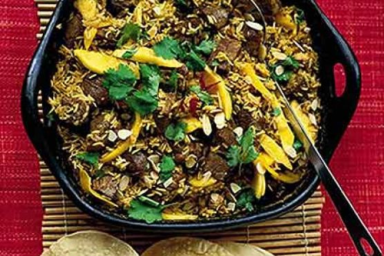 Lamb, coconut & mango pilau