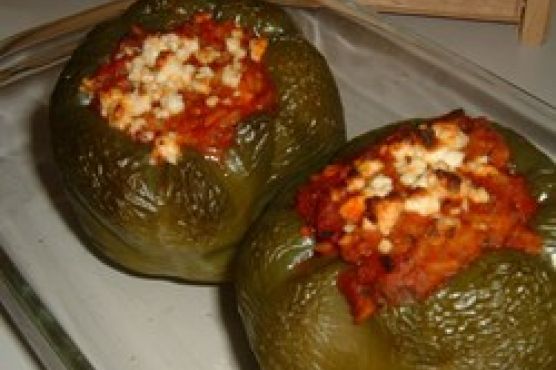Lamb Feta Peppers