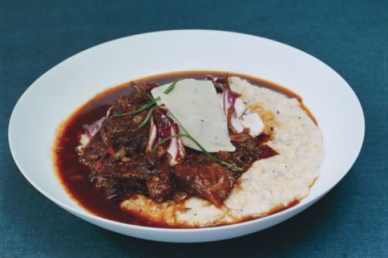 Lamb Shank Ragù with Anson Mills Grits