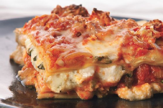 Lasagna with Turkey Sausage Bolognese