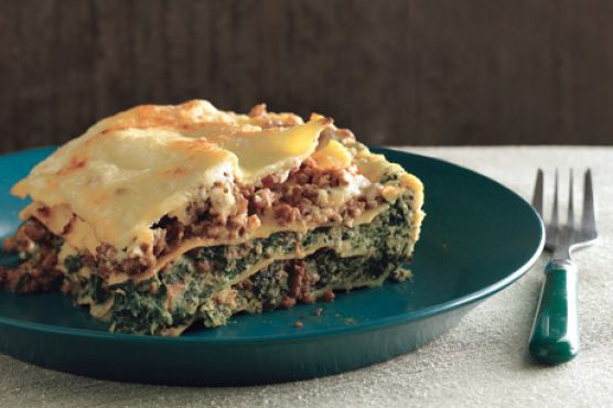Lasagne Bolognese with Spinach