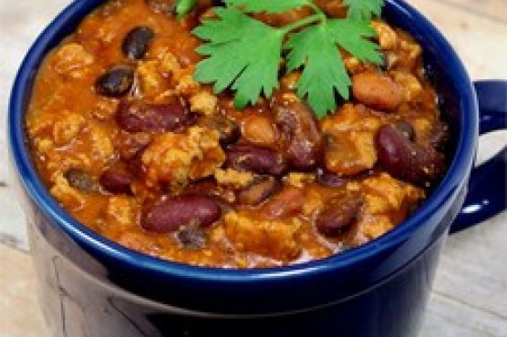 Laura's Quick Slow Cooker Turkey Chili